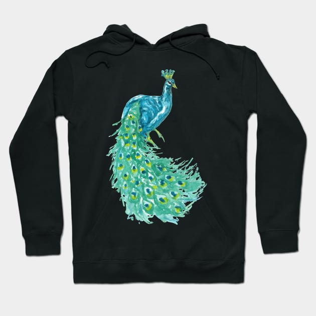 Peacock Hoodie by Casual Wear Co.